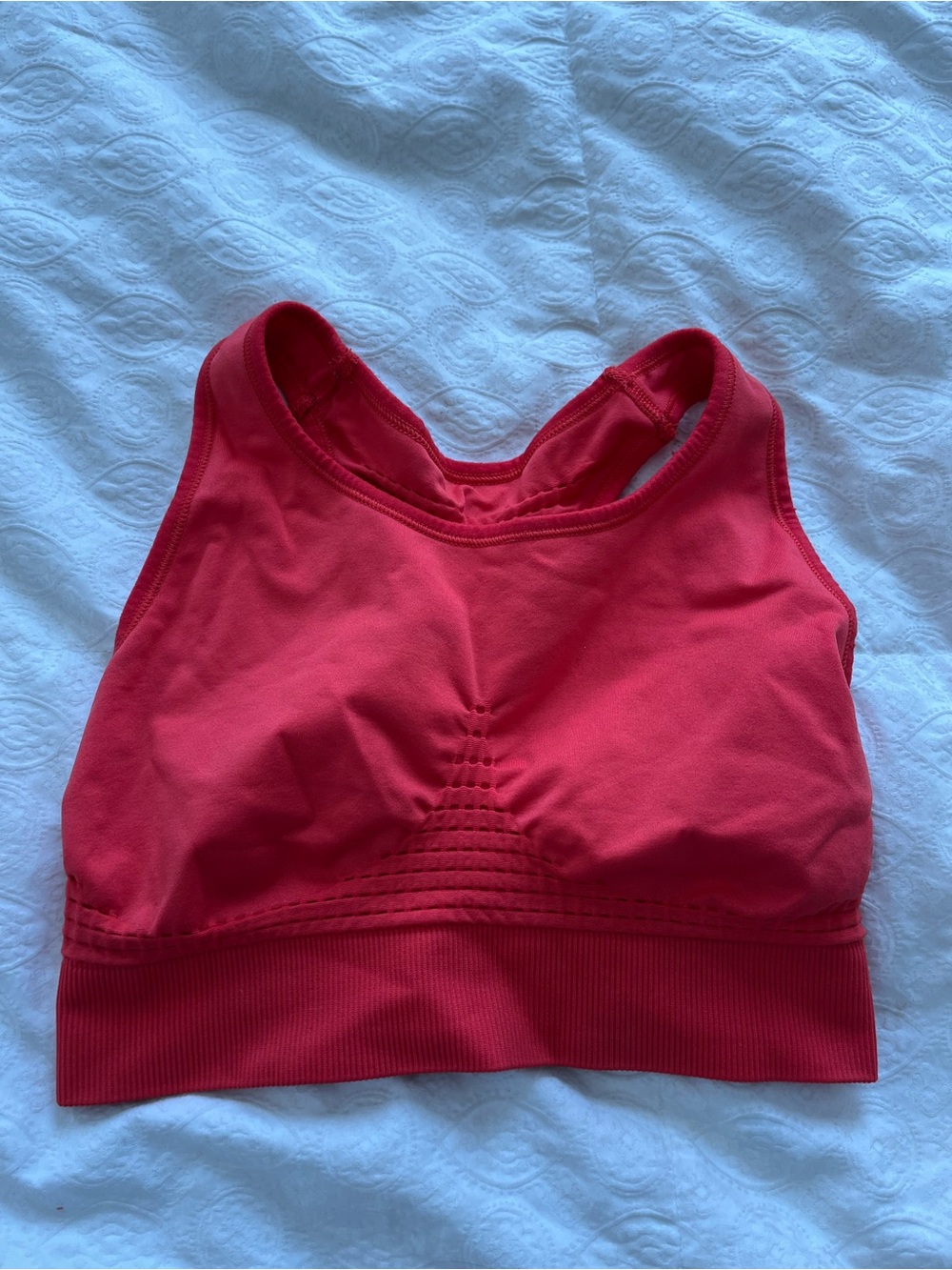 Sweaty Betty Seamless High Neck Sports Bra in Bright Red size small